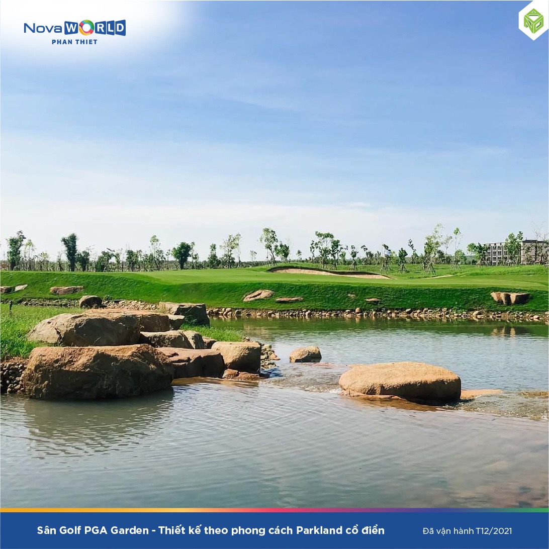 Sân Golf PGA Garden - Thiết kế theo phòng cách Parkland cổ điển (Đã vận hành Tháng 12/2021)