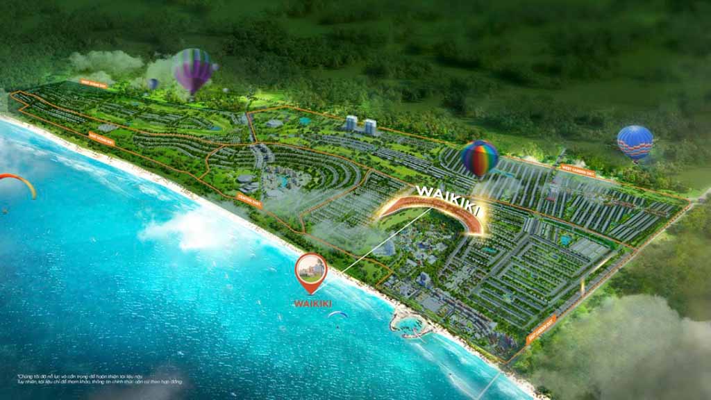 Vị trí Waikiki Novaworld Phan Thiết